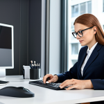 **

"A professional e-commerce manager, fully clothed in appropriate business attire, working at a clean desk with a computer displaying data analytics. Modern office setting, natural lighting. Safe for work, perfect anatomy, correct proportions, high quality, professional, family-friendly."

**