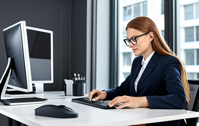 **

"A professional e-commerce manager, fully clothed in appropriate business attire, working at a clean desk with a computer displaying data analytics. Modern office setting, natural lighting. Safe for work, perfect anatomy, correct proportions, high quality, professional, family-friendly."

**